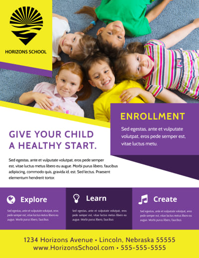 School Enrollment   Side 1 Image