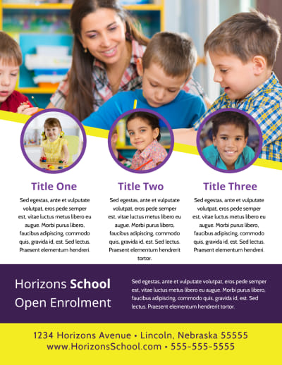 School Enrollment   Side 2 Image
