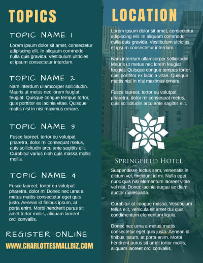 Small Business Seminar   Side 2 Image