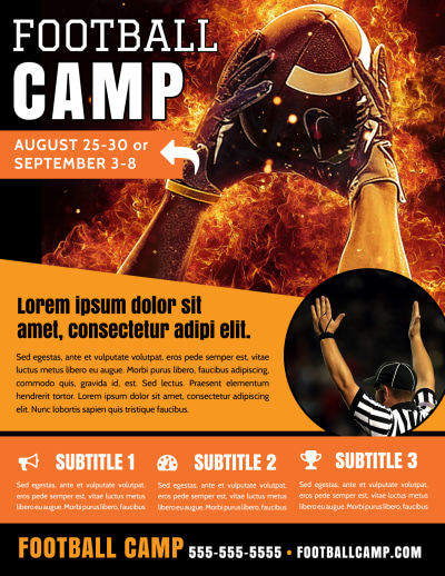 Sports Camp Football   Side 1 Image