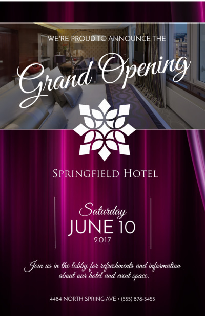 Springfield Hotel Grand Opening   Side 1 Image