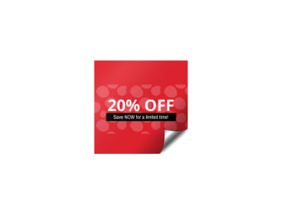 Main Sale Promo Sticker  Image