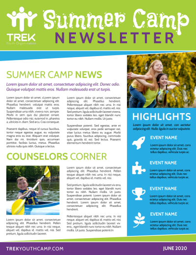 Playful Summer Camp   Side 1 Image
