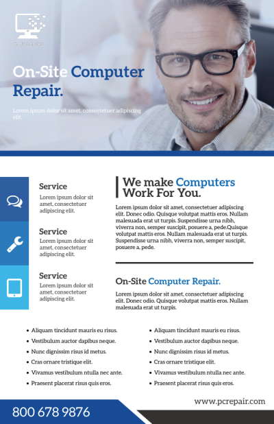 Tech Computer Repair   Side 1 Image