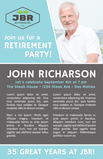 Work Retirement Party   Side 1 Image